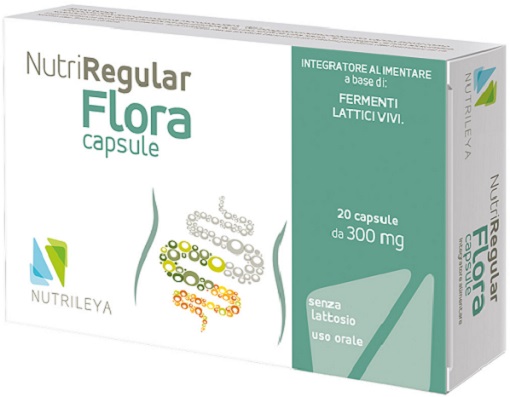 NUTRIREGULAR FLORA 20 CAPSULE - UniversoFarmacie.it