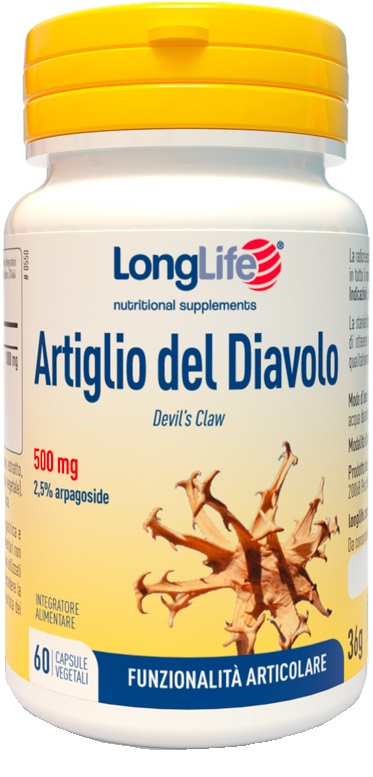 LONGLIFE ARTIGLIO DEL DIAVOLO 2% 60 CAPSULE - UniversoFarmacie.it