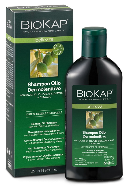 BIOKAP BELLEZZA SHAMPOO OLIO DERMOLENITIVO 200 ML BIOSLINE - UniversoFarmacie.it