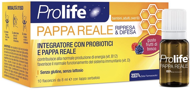 PROLIFE PAPPA REALE 10 FLACONI DA 8 ML - UniversoFarmacie.it