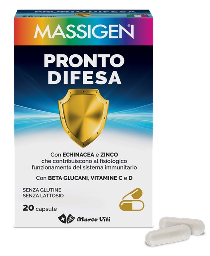 MASSIGEN PRONTO DIFESA 20 CAPSULE - UniversoFarmacie.it