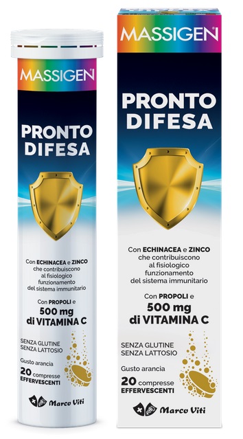 MASSIGEN PRONTO DIFESA 20 COMPRESSE EFFERVESCENTI - UniversoFarmacie.it