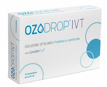 OZODROP IVT SOLUZIONE OFTALMICA BASE DI OLIO OZONIZZATO IN FOSFOLIPIDI 15 FLACONCINI MONODOSE DA 0,35 ML - UniversoFarmacie.it