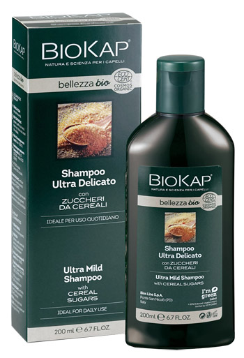 BIOKAP BELLEZZA BIO SHAMPOO ULTRA DELICATO COSMOS ECOCERT 200 ML BIOSLINE - UniversoFarmacie.it
