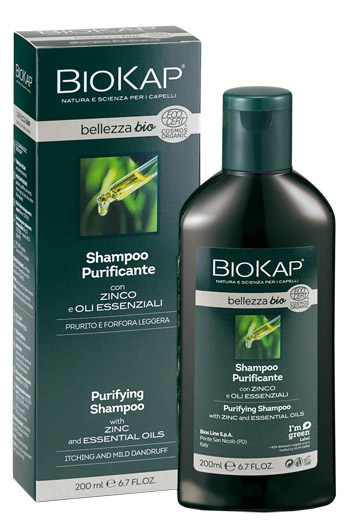 BIOKAP BELLEZZA BIO SHAMPOO PURIFICANTE COSMOS ECOCERT 200 ML BIOSLINE - UniversoFarmacie.it