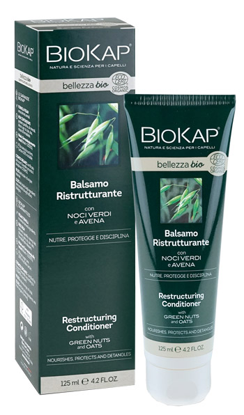 BIOKAP BELLEZZA BIO BALSAMO RISTRUTTURANTE COSMOS ECOCERT 125 ML BIOSLINE - UniversoFarmacie.it