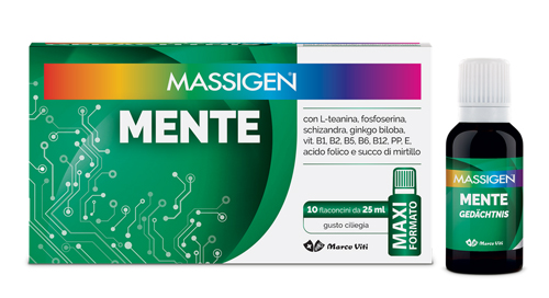 MASSIGEN MENTE 10 FLACONI DA 25 ML - UniversoFarmacie.it