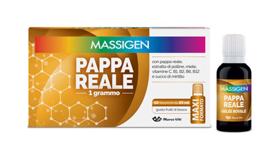 MASSIGEN PAPPA REALE 10 FLACONI DA 25 ML - UniversoFarmacie.it