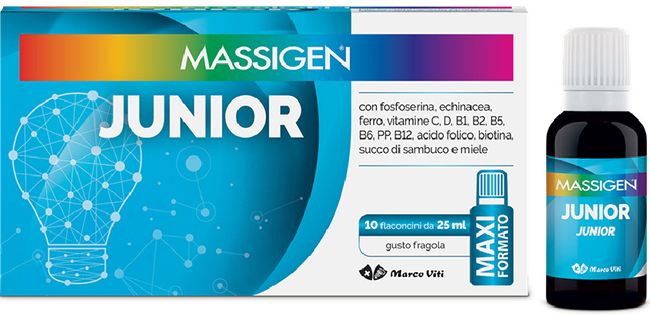 MASSIGEN JUNIOR 10 FLACONI DA 25 ML - UniversoFarmacie.it