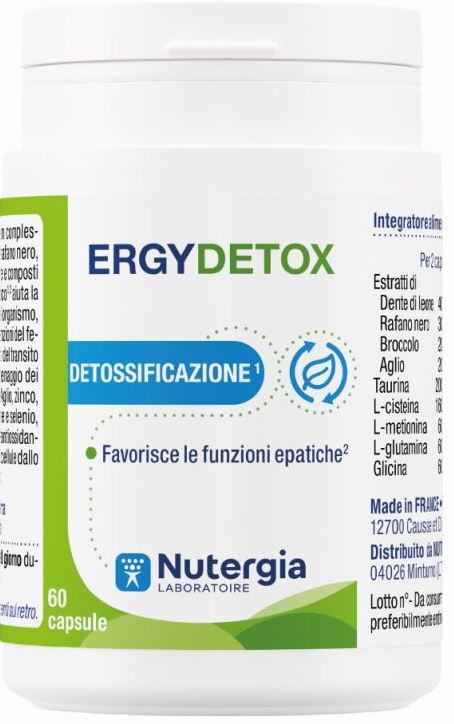 ERGYDETOX 60 CAPSULE - UniversoFarmacie.it