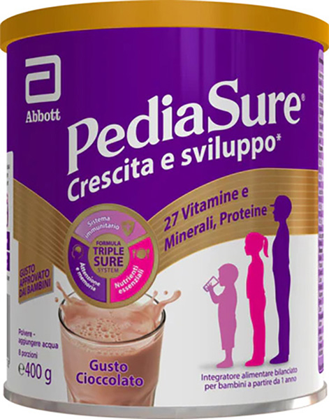 PEDIASURE CRESCITA&SVILUPPO CIOCCOLATO 850 G - UniversoFarmacie.it