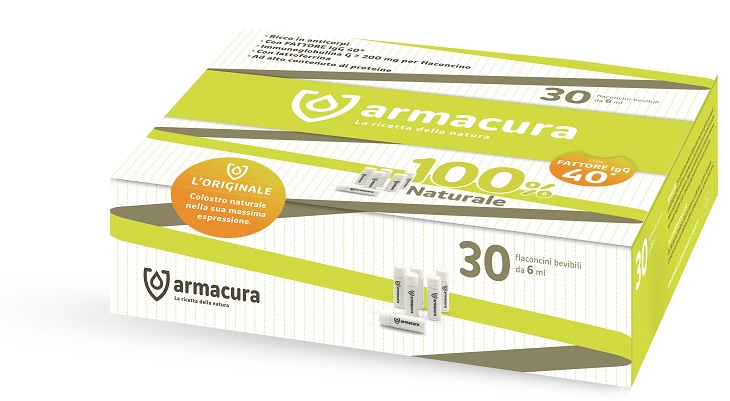 ARMACURA COLOSTRO 100% 30 FLACONCINI BEVIBILI - UniversoFarmacie.it