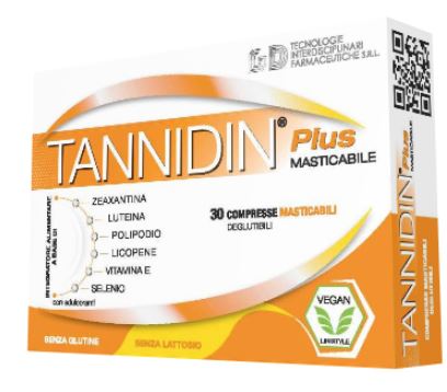 TANNIDIN PLUS 30 COMPRESSE MASTICABILI - UniversoFarmacie.it