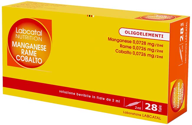 LABCATAL NUTRITION MANGANESE RAME E COBALTO 28 FIALE - UniversoFarmacie.it
