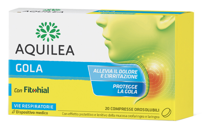 AQUILEA GOLA 20 COMPRESSE OROSOLUBILI - UniversoFarmacie.it