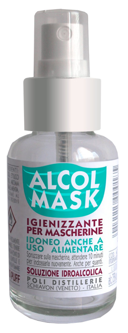 ALCOL MASK 50 ML IGIENIZZANTE MASCHERINE - UniversoFarmacie.it