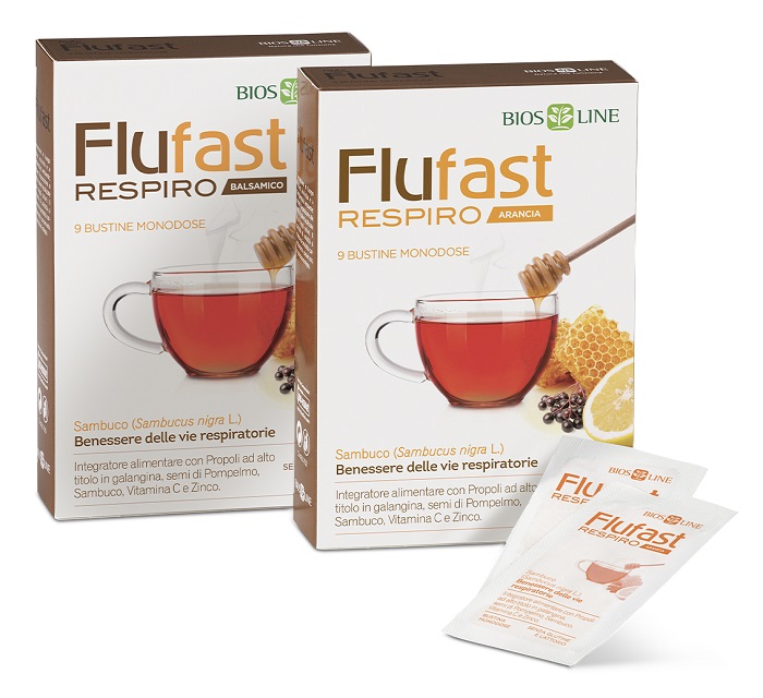 APIX PROPOLI FLUFAST RESPIRO ARANCIA 9 BUSTE BIOSLINE - UniversoFarmacie.it