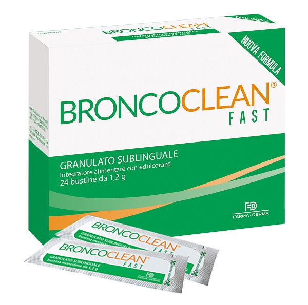 BRONCOCLEAN FAST GRANULATO SUBLINGUALE 24 BUSTINE - UniversoFarmacie.it