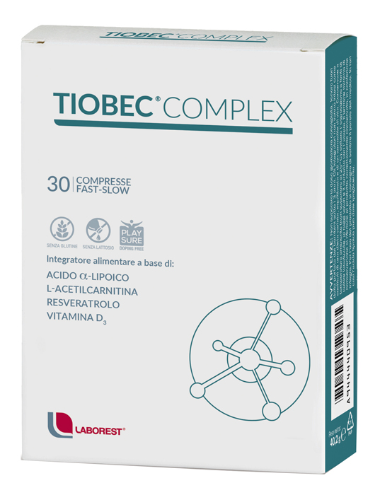 TIOBEC COMPLEX 30 COMPRESSE FAST SLOW - UniversoFarmacie.it