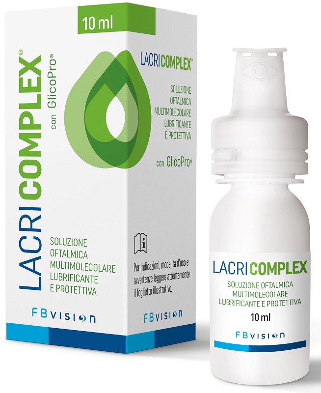 LACRICOMPLEX SOLUZIONE OFTALMICA MULTIMOLECOLARE LUBRIFICANTE PROTETTIVA 10 ML - UniversoFarmacie.it