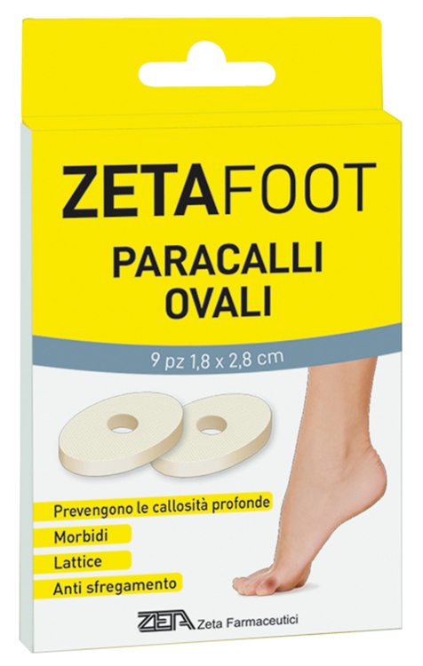 ZETAFOOT PARACALLO OVALE LATTICE 9 PEZZI - UniversoFarmacie.it