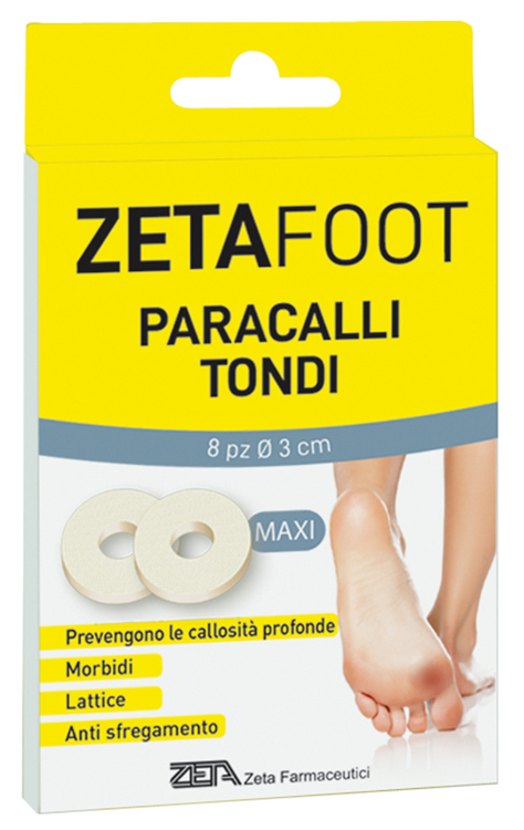 ZETAFOOT PARACALLO GRANDE TONDO LATTICE 8 PEZZI - UniversoFarmacie.it