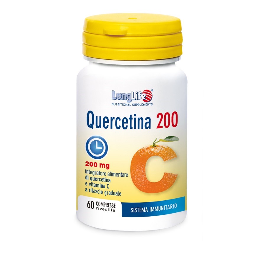 LONGLIFE QUERCETINA 200 60 COMPRESSE RIVESTITE - UniversoFarmacie.it
