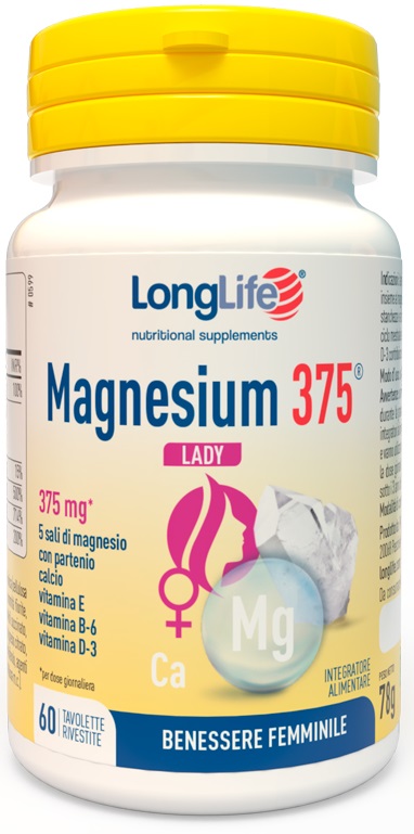 LONGLIFE MAGNESIUM 375 LADY 60 TAVOLETTE - UniversoFarmacie.it