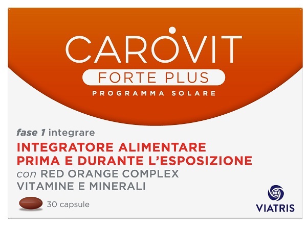 CAROVIT FORTE PLUS PROGRAMMA SOLARE 30 CAPSULE BL - UniversoFarmacie.it