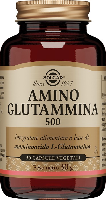 AMINO GLUTAMMINA 500 50 CAPSULE VEGETALI - UniversoFarmacie.it