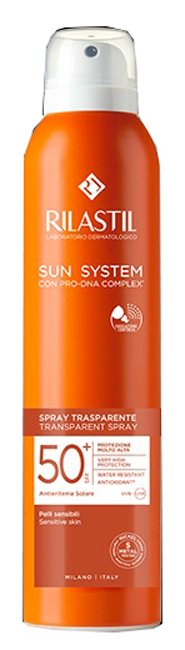 RILASTIL SUN SYSTEM TRASPARENT SPRAY SPF50+ 200 ML - UniversoFarmacie.it