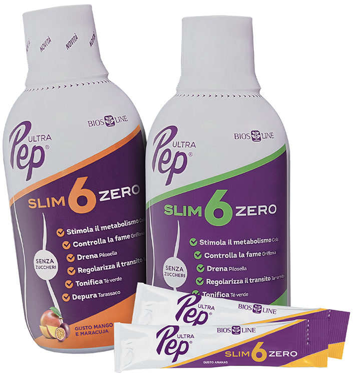 ULTRA PEP SLIM 6 ZERO ANANAS 500 ML BIOSLINE - UniversoFarmacie.it
