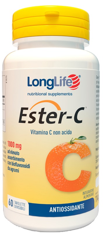 LONGLIFE ESTER C 1000MG 60 TAVOLETTE - UniversoFarmacie.it