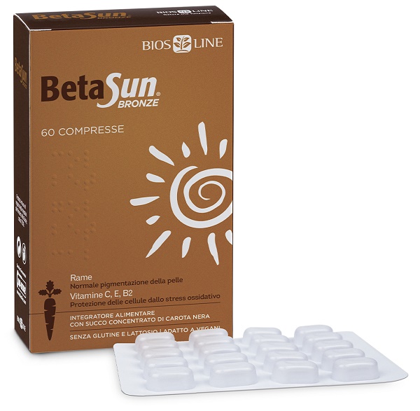 BIOSLINE BETASUN BRONZE 60 COMPRESSE - UniversoFarmacie.it