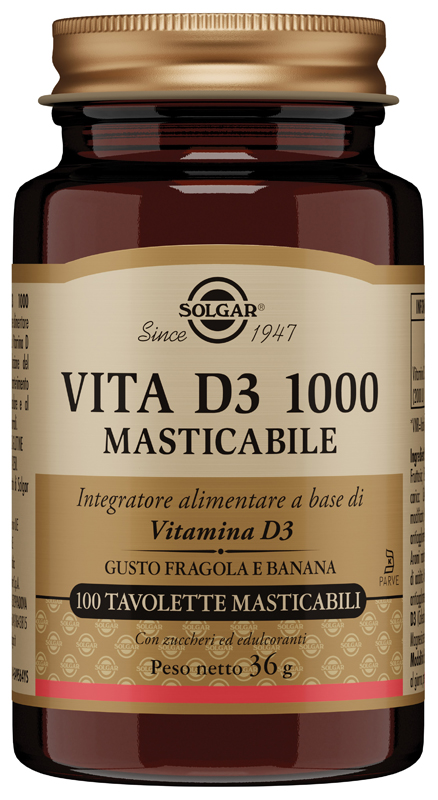 VITA D3 1000 100 TAVOLETTE MASTICABILI - UniversoFarmacie.it