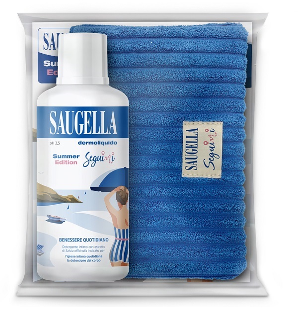 SAUGELLA SEGUIMI BUNDLE DERMOLIQUIDO 500 ML + GADGET POCHETTE - UniversoFarmacie.it