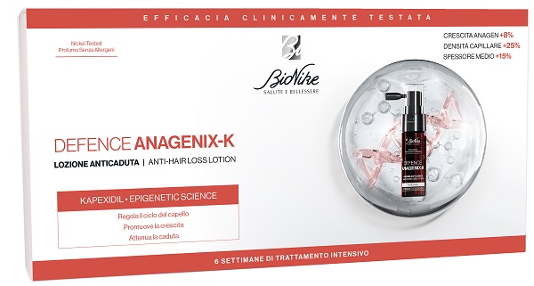 DEFENCE ANAGENIX K LOZIONE ANTI CADUTA 6 FLACONCINI 15 ML - UniversoFarmacie.it