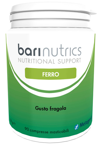 BARINUTRICS FERRO FRAGOLA ITA 90 COMPRESSE - UniversoFarmacie.it