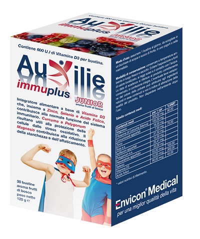 AUXILIE IMMUPLUS JUNIOR SOLUBILE 30 STICK PACK - UniversoFarmacie.it