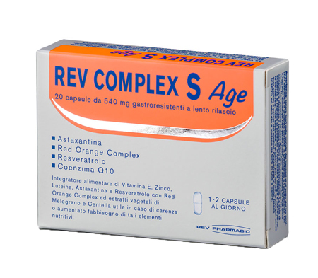 REV COMPLEX S AGE 20 CAPSULE - UniversoFarmacie.it