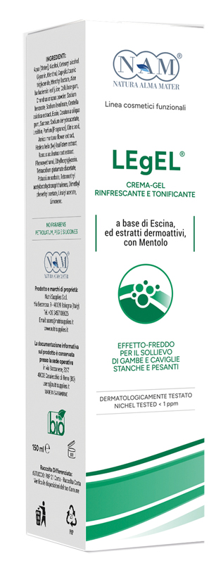 LEGEL CREMA-GEL RIFRESCANTE E TONIFICANTE PER GAMBE 150 ML - UniversoFarmacie.it