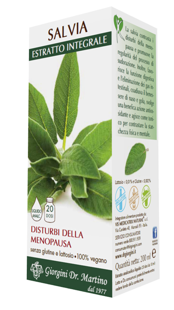 SALVIA ESTRATTO INTEGRALE 200 ML - UniversoFarmacie.it