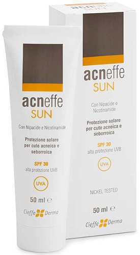 ACNEFFE SUN SPF 30 ALTA PROTEZIONE UVB PER CUTE ACNEICA E SEBORROICA 50 ML - UniversoFarmacie.it