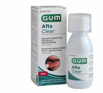 GUM AFTACLEAR RINSE 120 ML COLLUTORIO - UniversoFarmacie.it