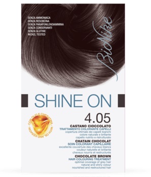 BIONIKE SHINE ON TRATTAMENTO COLORANTE CAPELLI CASTANO CIOCCOLATO 4.05 - UniversoFarmacie.it