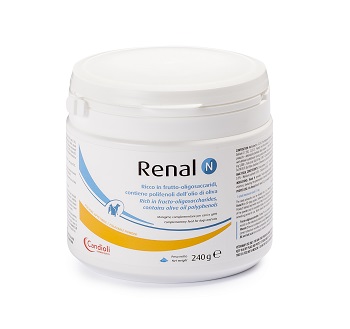 RENAL N MANGIME COMPLEMENTARE PER CANI E GATTI BARATTOLO 240 G - UniversoFarmacie.it