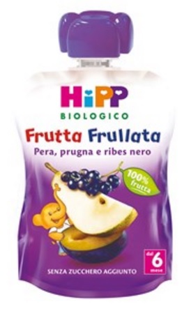 HIPP BIO FRUTTA FRULLATA PERA PRUGNA RIBES 90 G - UniversoFarmacie.it