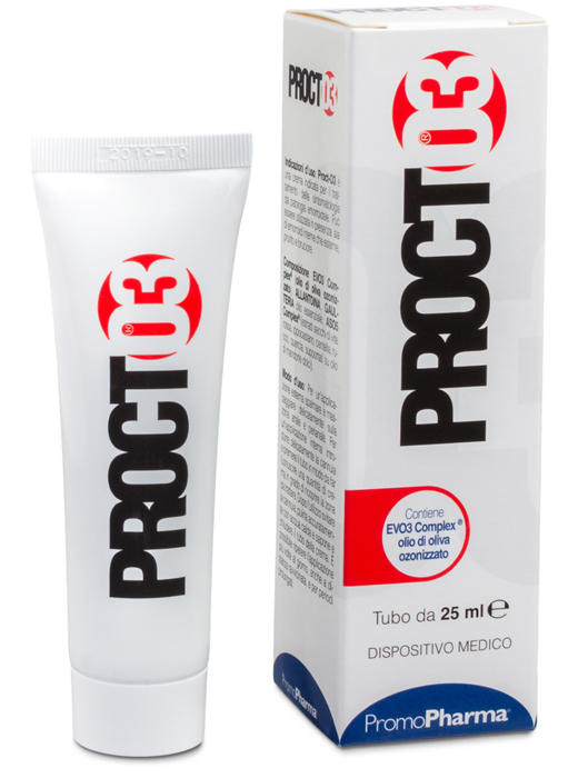 PROCTO3 CREMA PER TRATTAMENTO EMORROIDI 25 ML - UniversoFarmacie.it