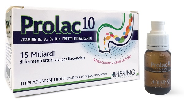 PROLAC10 FERMENTI LATTICI 15 MILIARDI 10 FLACONCINI 8 ML - UniversoFarmacie.it