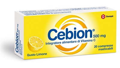 CEBION MASTICABILE LIMONE VITAMINA C 500 MG 20 COMPRESSE - UniversoFarmacie.it